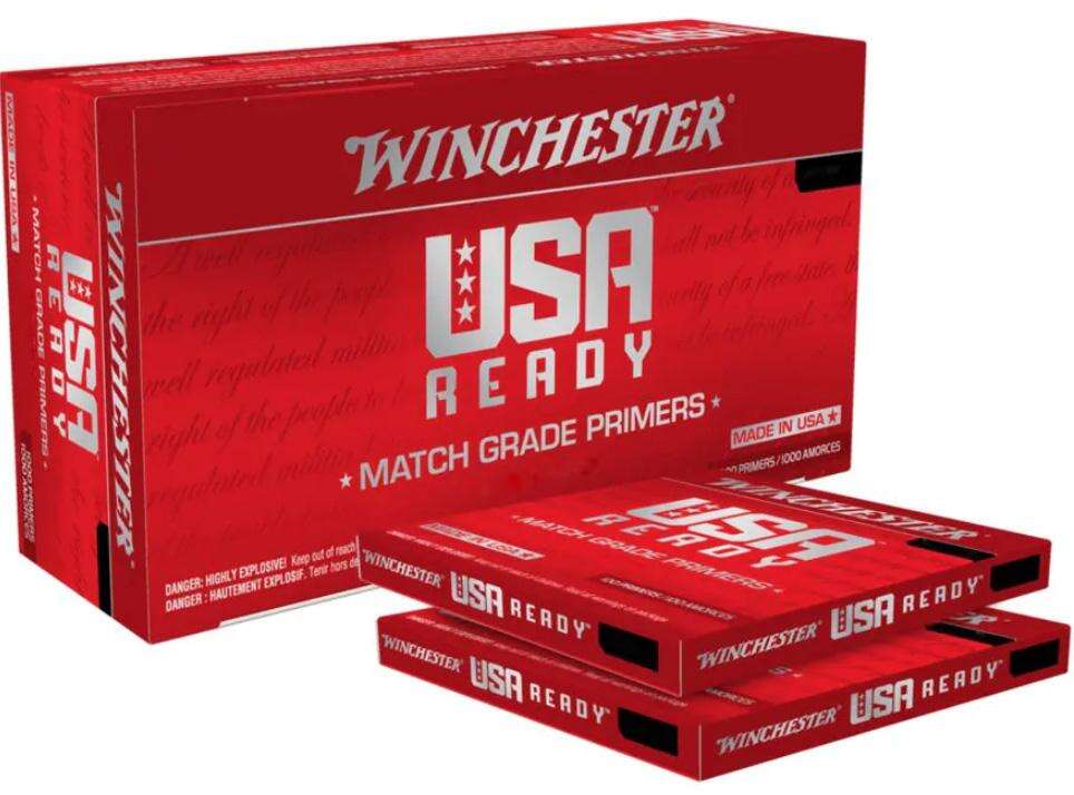 Ammunition Winchester Ammunition Ready Series WINCHESTER PRIMERS Small Rifle  Match1000/CT